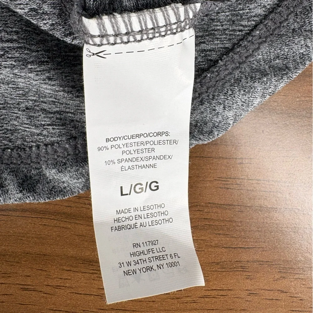 Reebok Men's Heathered Gray Zip-Up Sweater